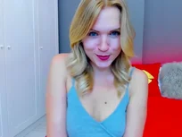 Una mirada azul y juguetona