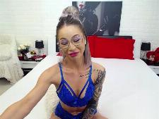 Una de las principales mujeres webcam durante un chat webcamsex caliente