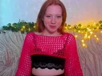 Chica webcam pelirroja caliente